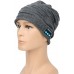 Wireless Bluetooth Beanie,Unisex Outdoor Sport Knit Hat with Stereo Speakers &amp; Microphone