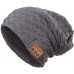 Wireless Bluetooth Beanie,Unisex Outdoor Sport Knit Hat with Stereo Speakers &amp; Microphone